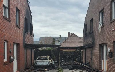 Brandschadensanierung Carport