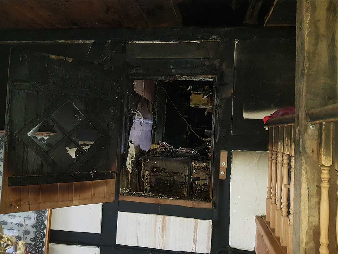 Brandschaden im Haus
